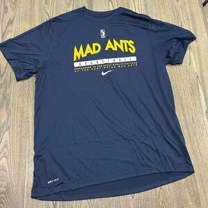 NWOT Nike Womens Dri-Fit WNBA Fort Wayne Mad Ants Performance T-Shirt Navy XL